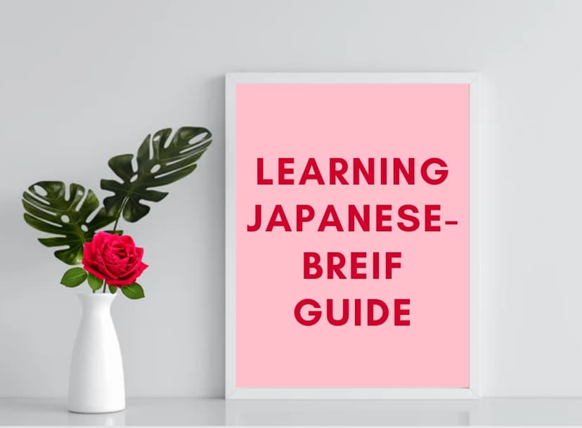 Learning Japanese for a Working or Student Visa — Brief Guide