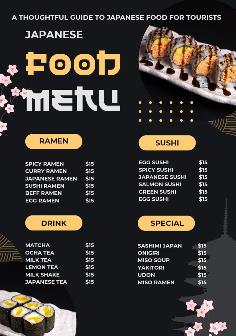 A Thoughtful Guide to Japanese Food for Tourists