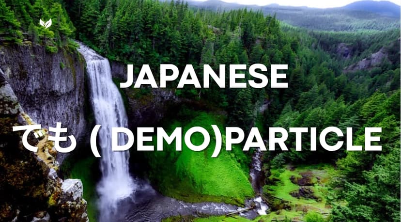 How to Use でも (demo) in Japanese: Contrast, “Even If,” and Offering ...
